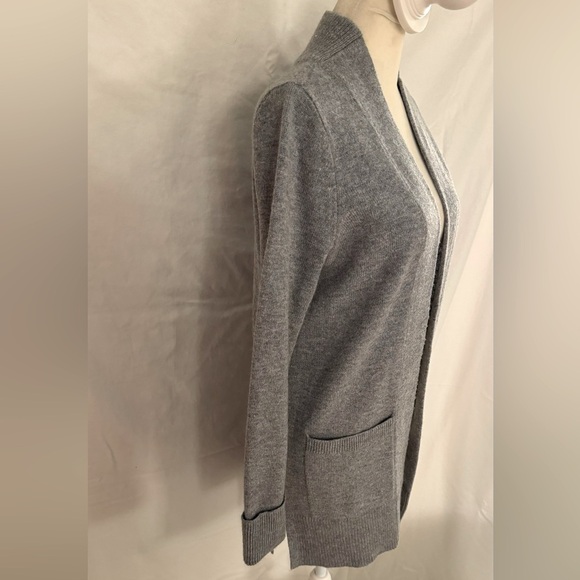 Rachel Zoe Light Grey Wool Cardigan | Small - Picture 2 of 5